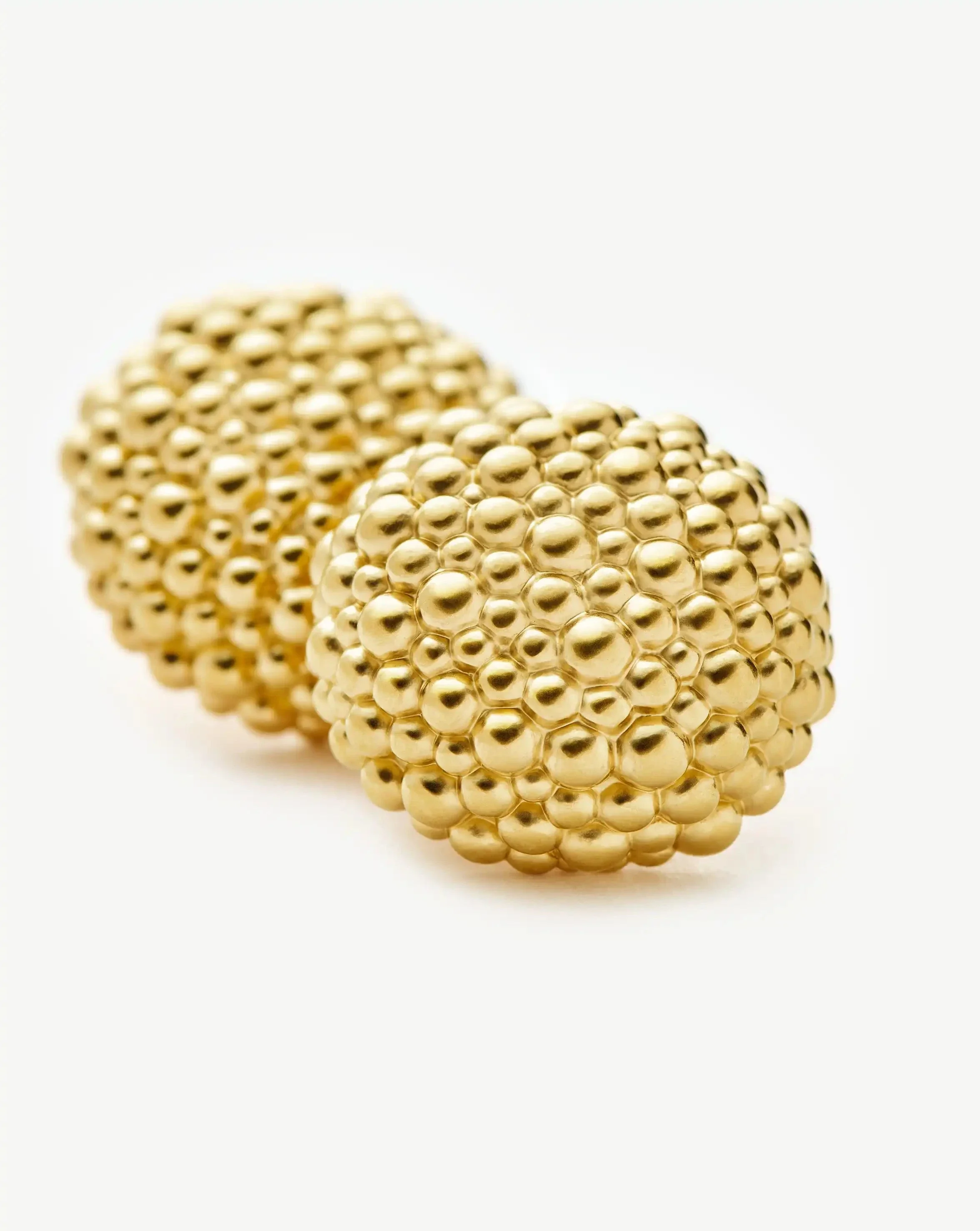 Baya Dome Stud Earrings | 18k Gold Plated - Image 4