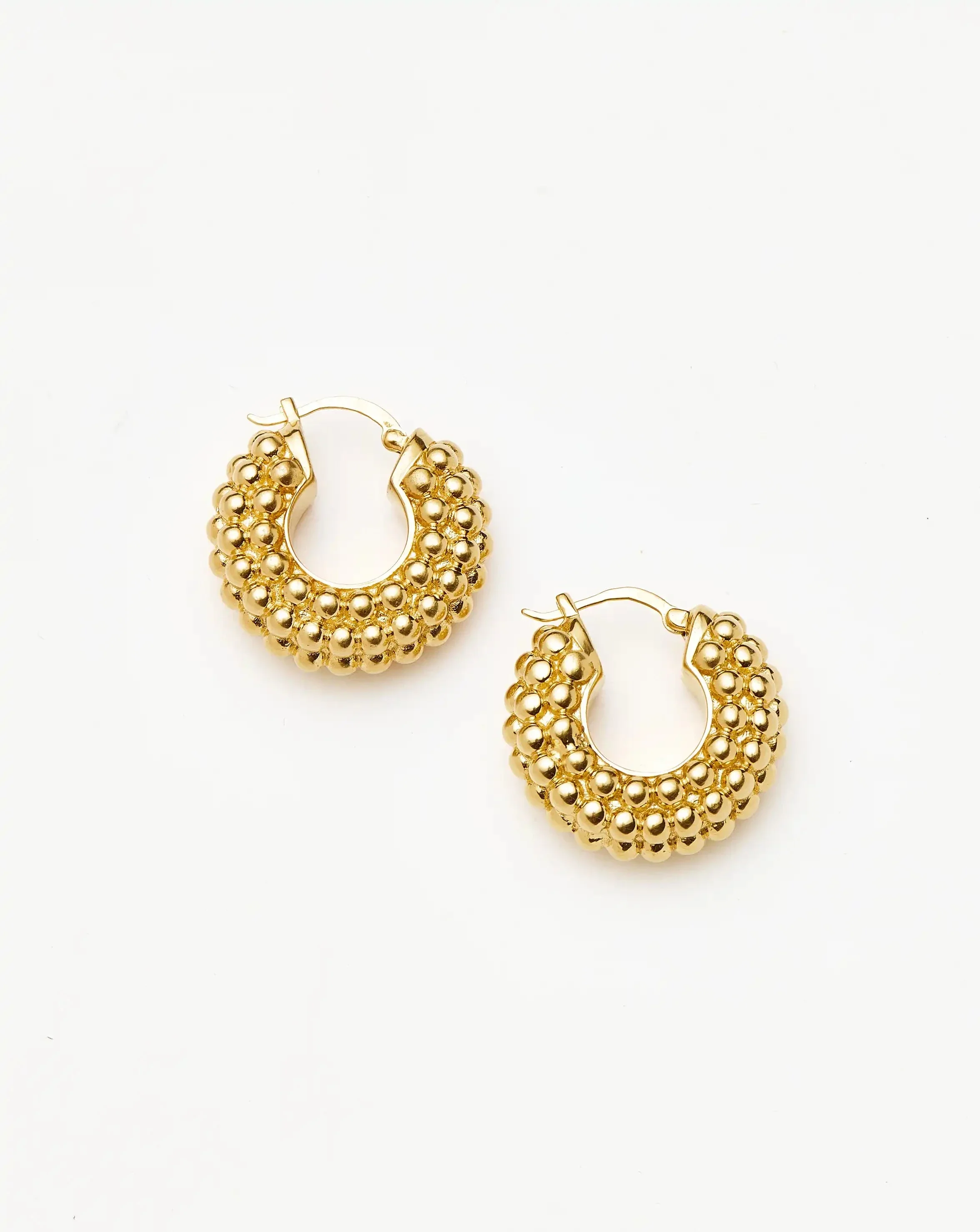 Baya Hoop Earrings | 18k Gold Plated - Image 4