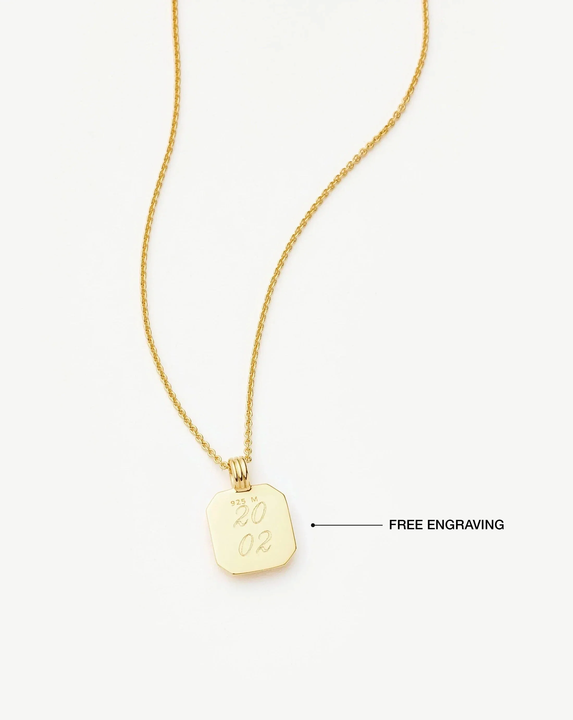 Birthstone Pendant Necklace | 18k Gold Vermeil - Image 5