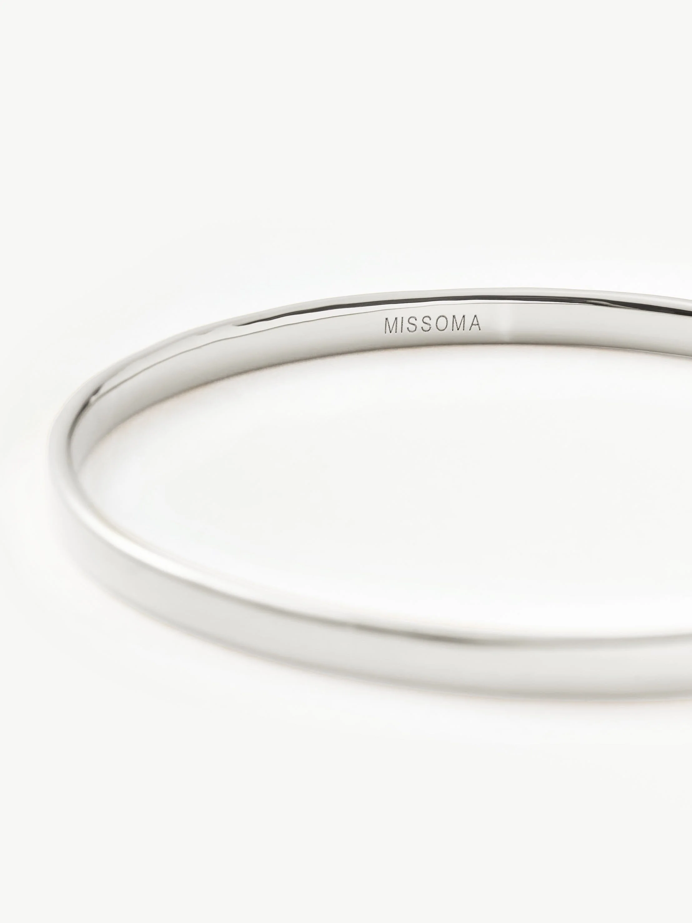 Classic Round Bangle | Silver Plated - Image 5