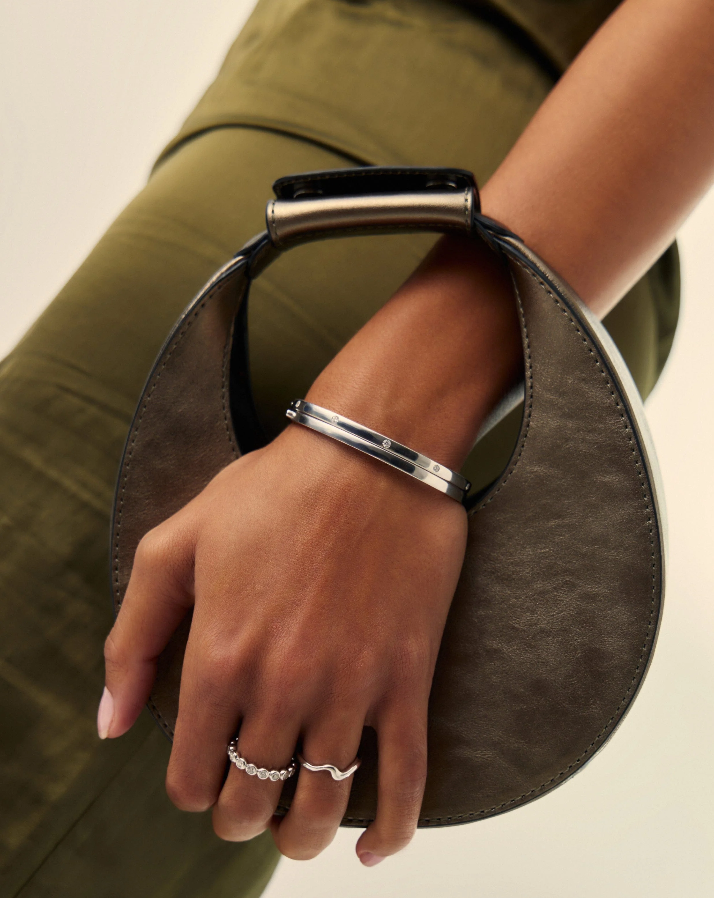 Classic Hinged Bangle | Sterling Silver - Image 2