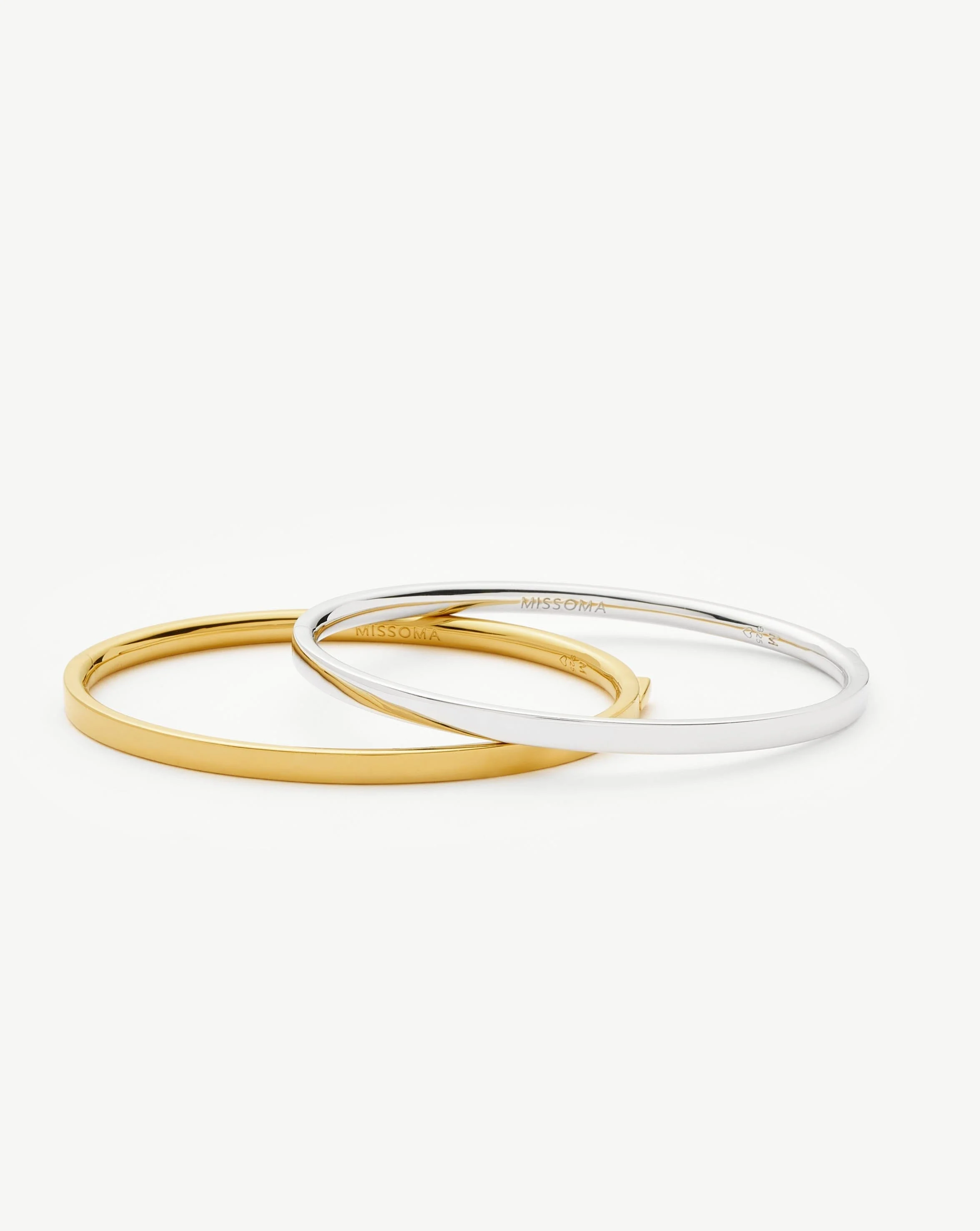 Classic Hinged Bangle | Sterling Silver - Image 3