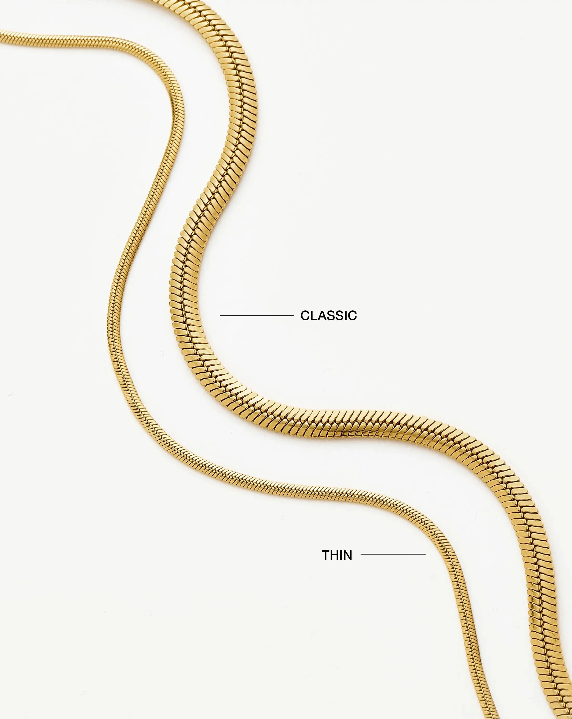 Classic Snake Chain Bracelet | 18k Gold Plated - Image 4