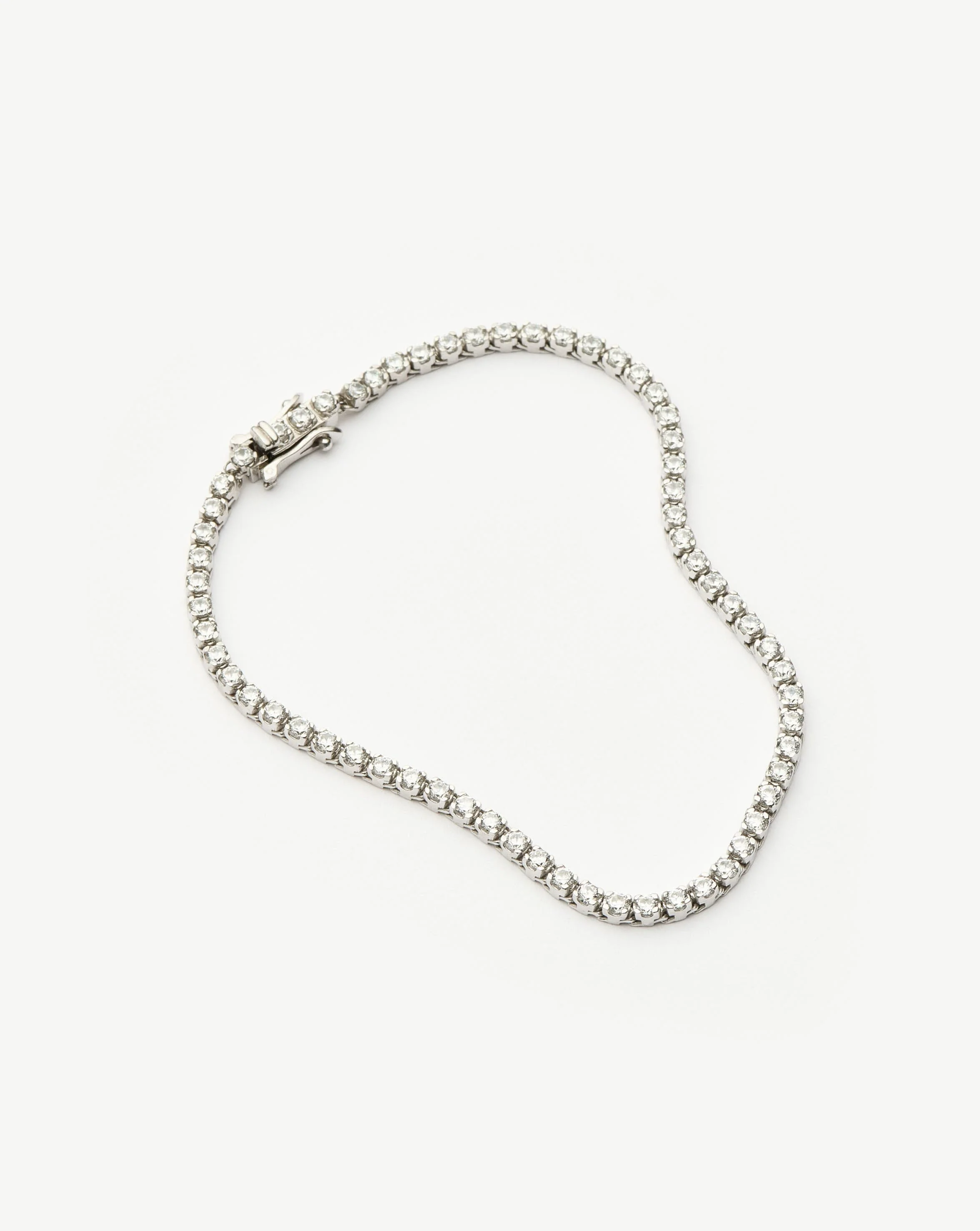 Classic Tennis Bracelet | Sterling Silver Cubic Zirconia - Image 4