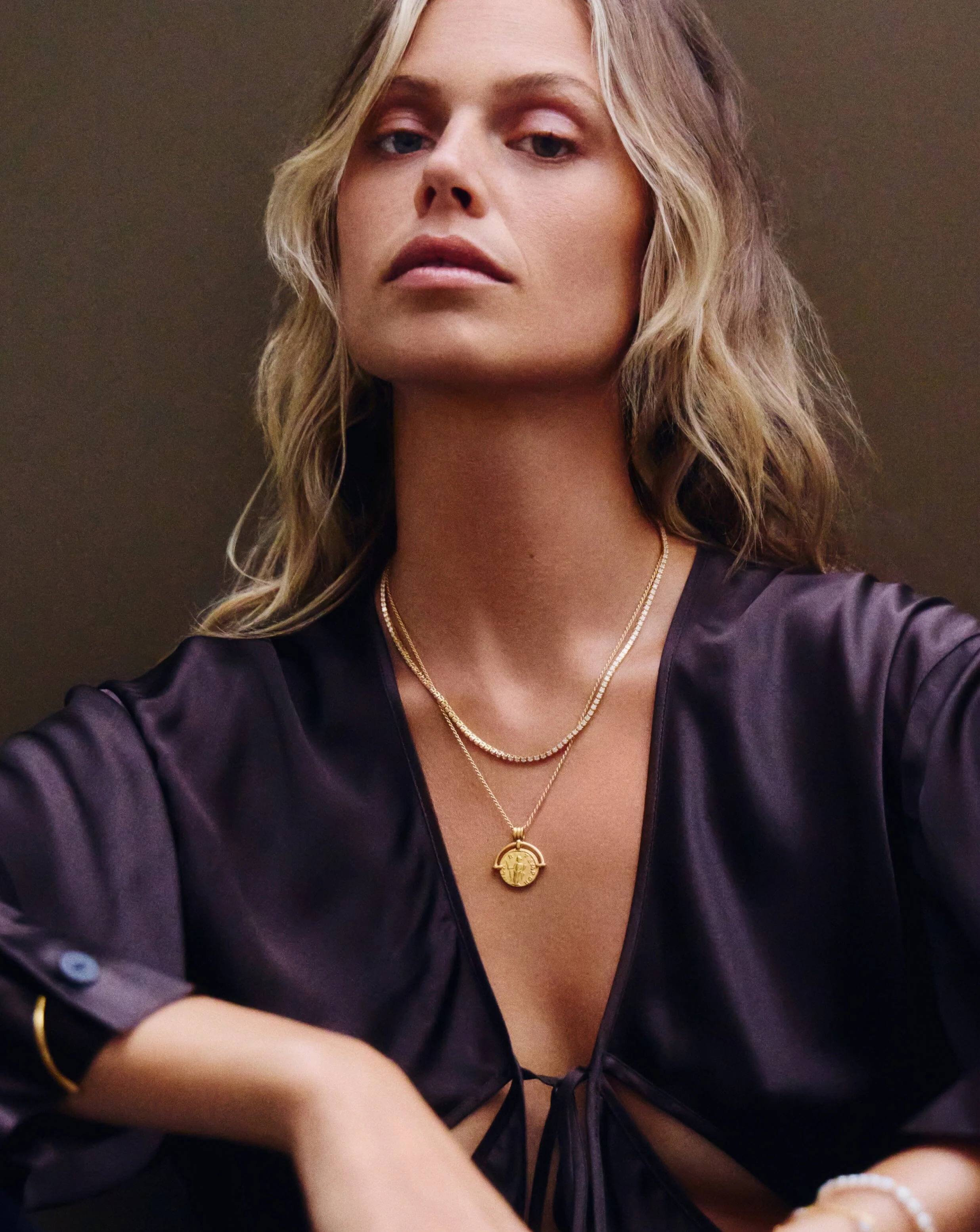 Classic Tennis Necklace | 18k Gold Vermeil Cubic Zirconia - Image 6