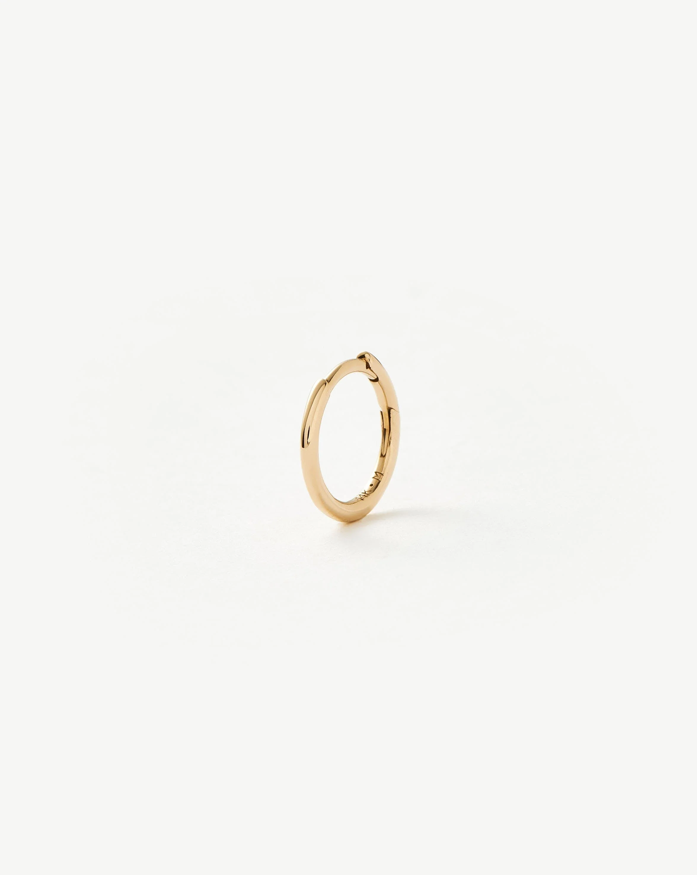 Solid Gold Classic Single Mini Hoop Earring