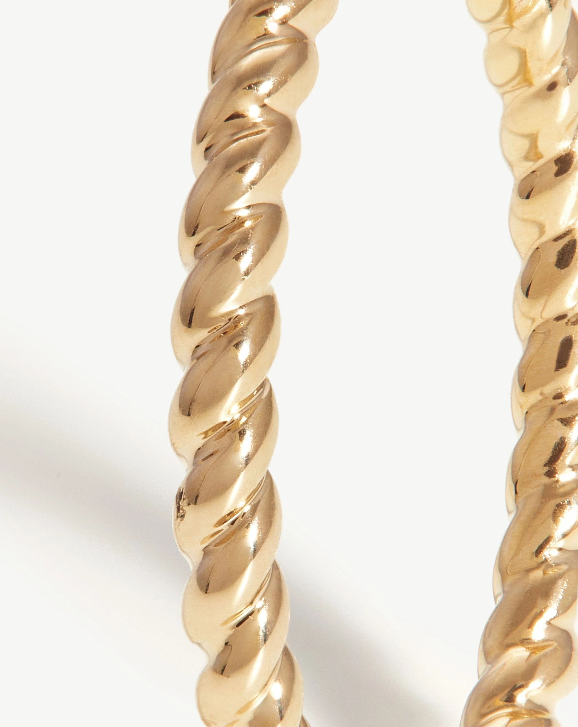 Solid Gold Rope Ring | 14k Solid Gold - Image 4