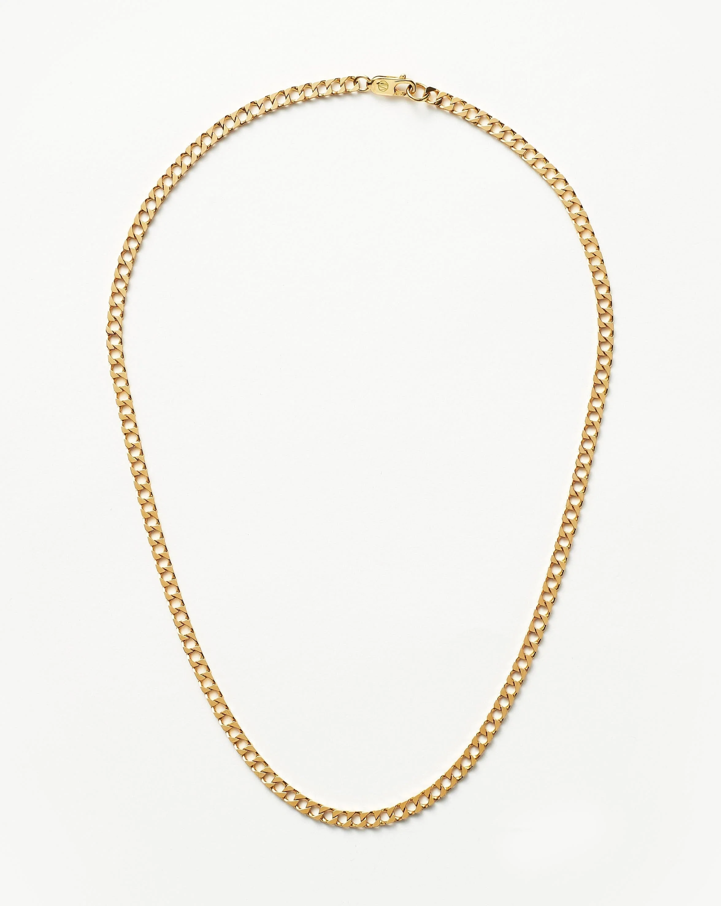 Lucy Williams Flat Curb Chain Necklace - Image 4