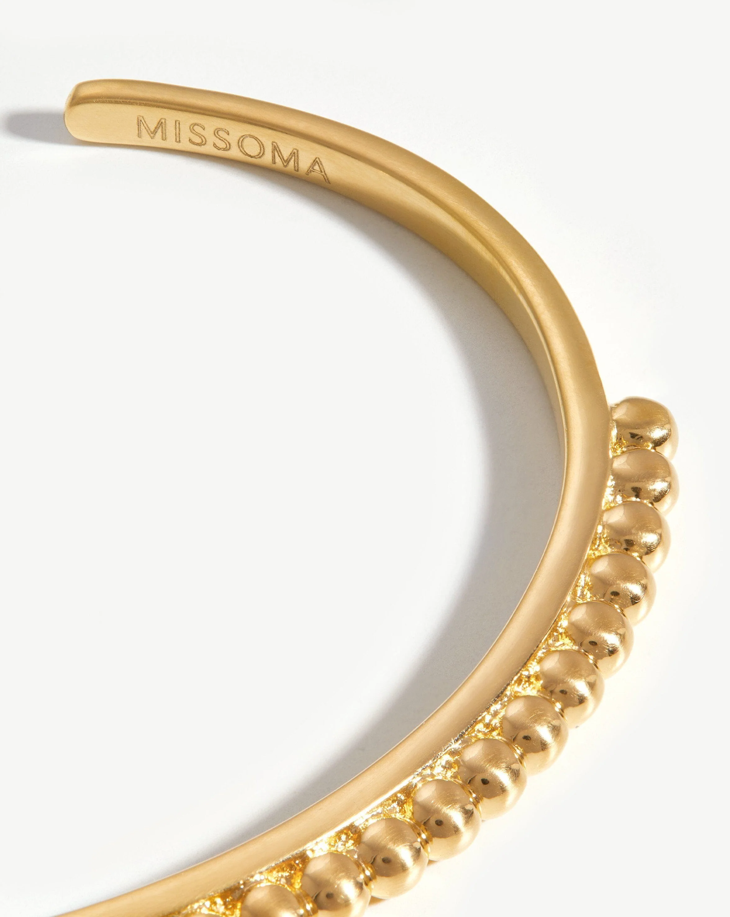Lucy Williams Beaded Cuff | 18k Gold Plated - Image 4