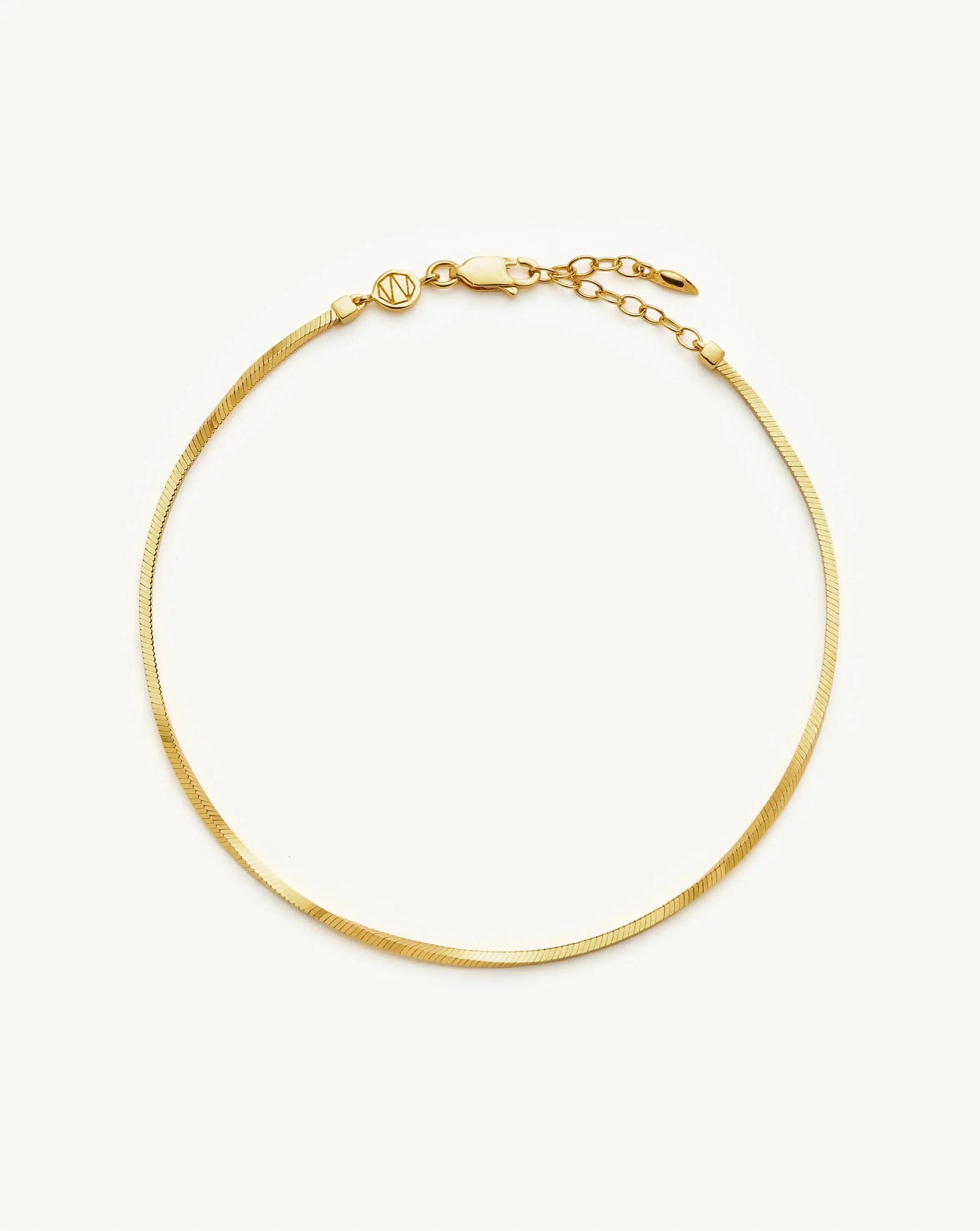 Lucy Williams Square Snake Chain Anklet