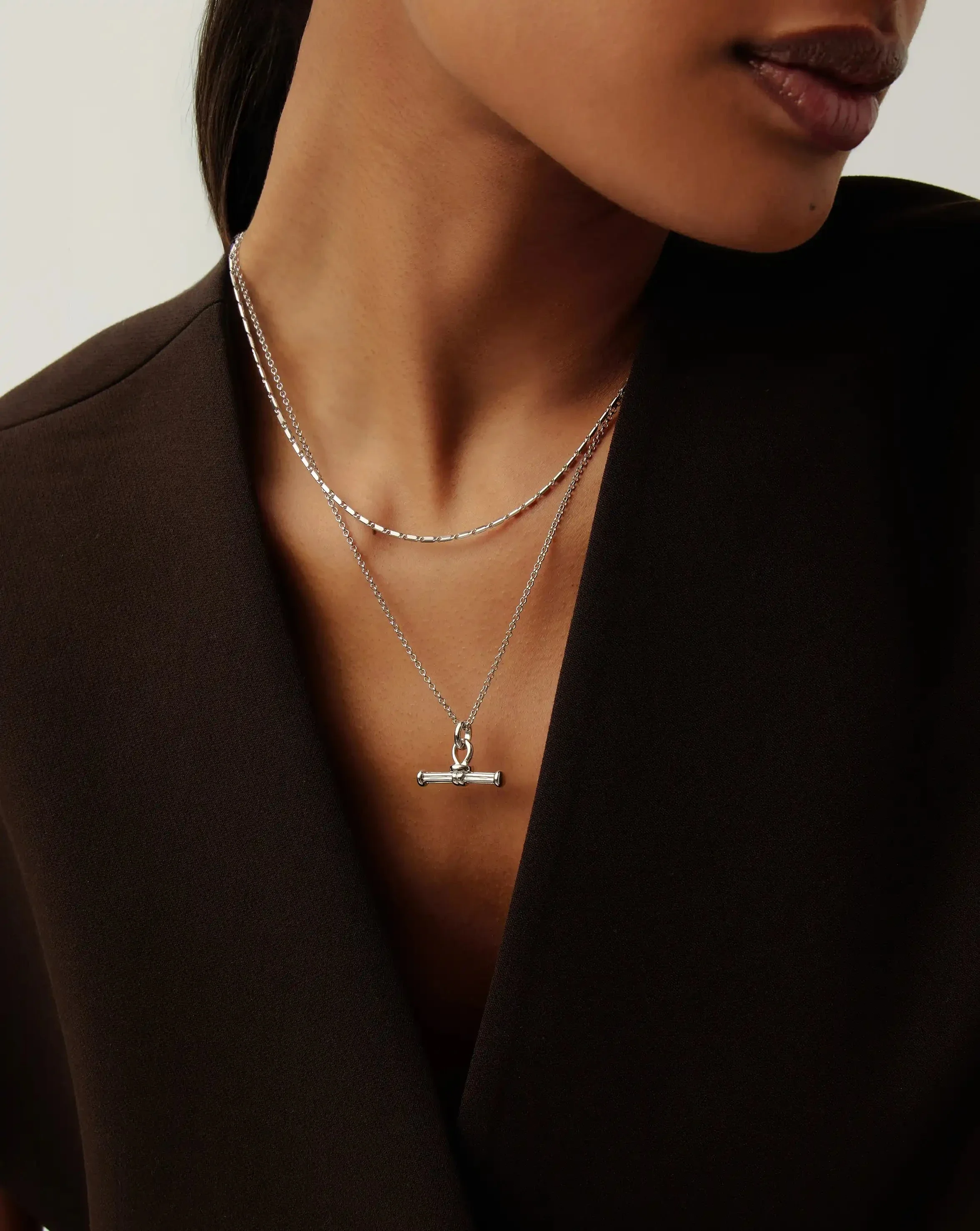 Lucy Williams Horizon Link Chain Necklace | Sterling Silver - Image 3