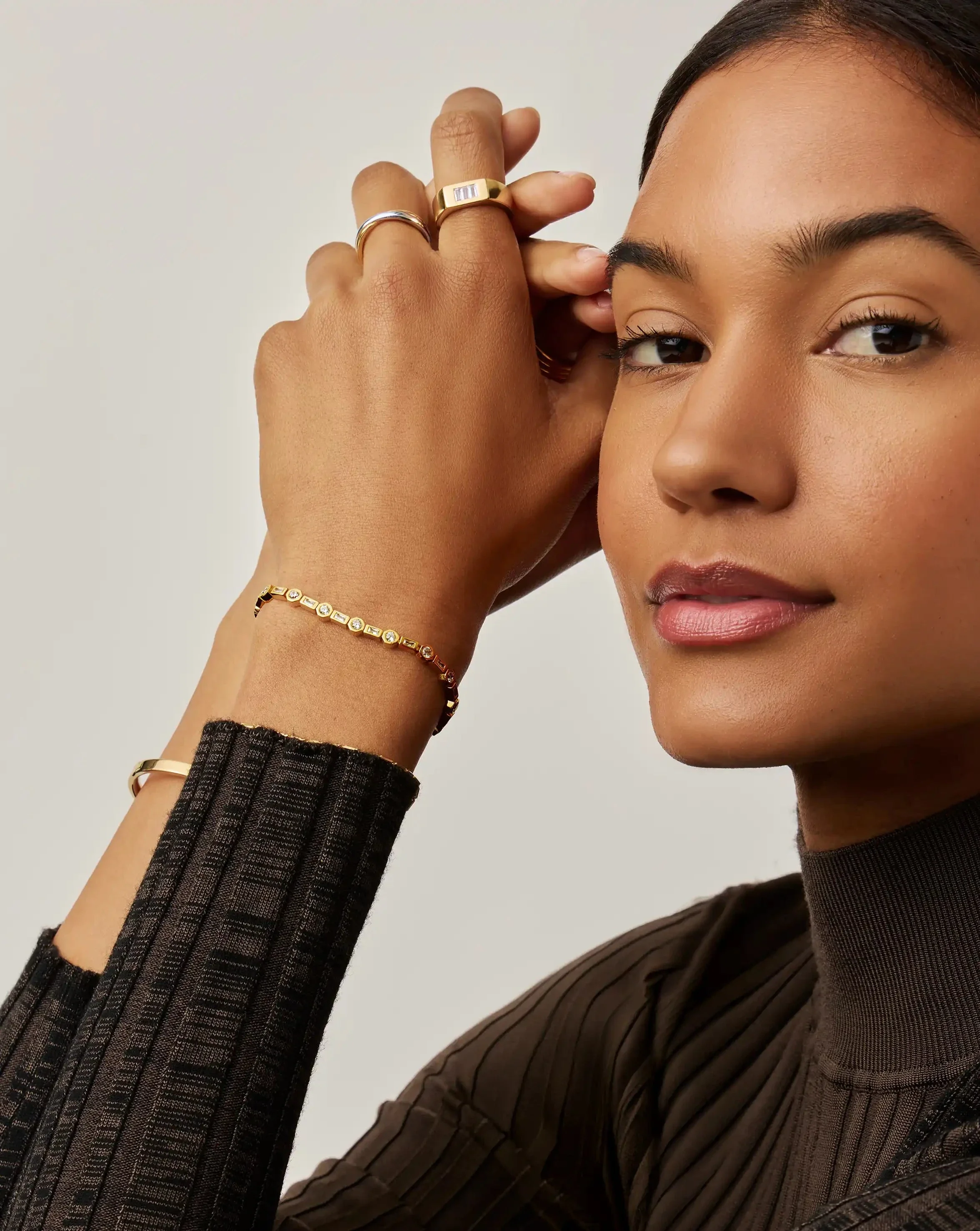 Lucy Williams Tennis Bracelet | 18k Gold Vermeil - Image 3