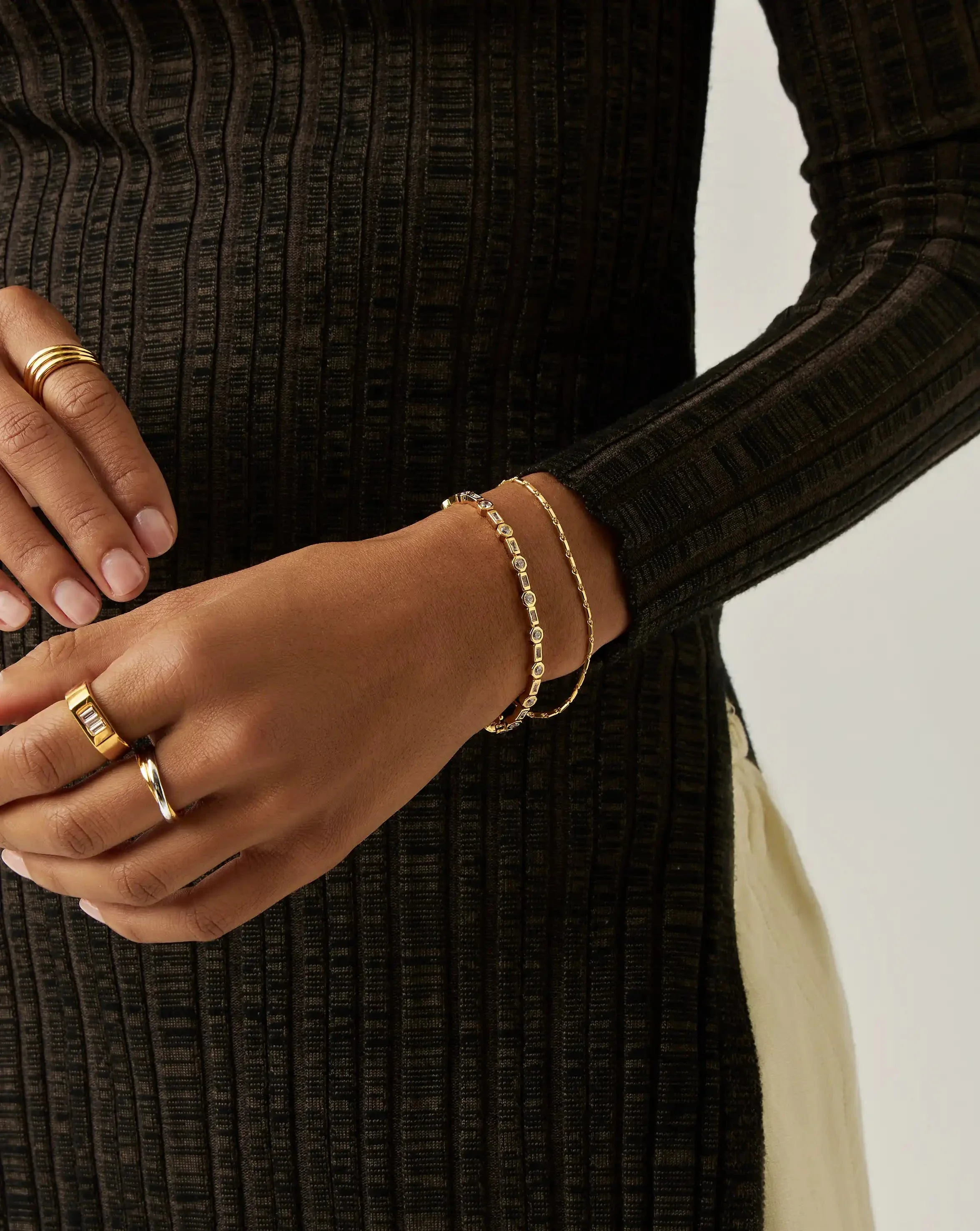 Lucy Williams Tennis Bracelet | 18k Gold Vermeil - Image 6
