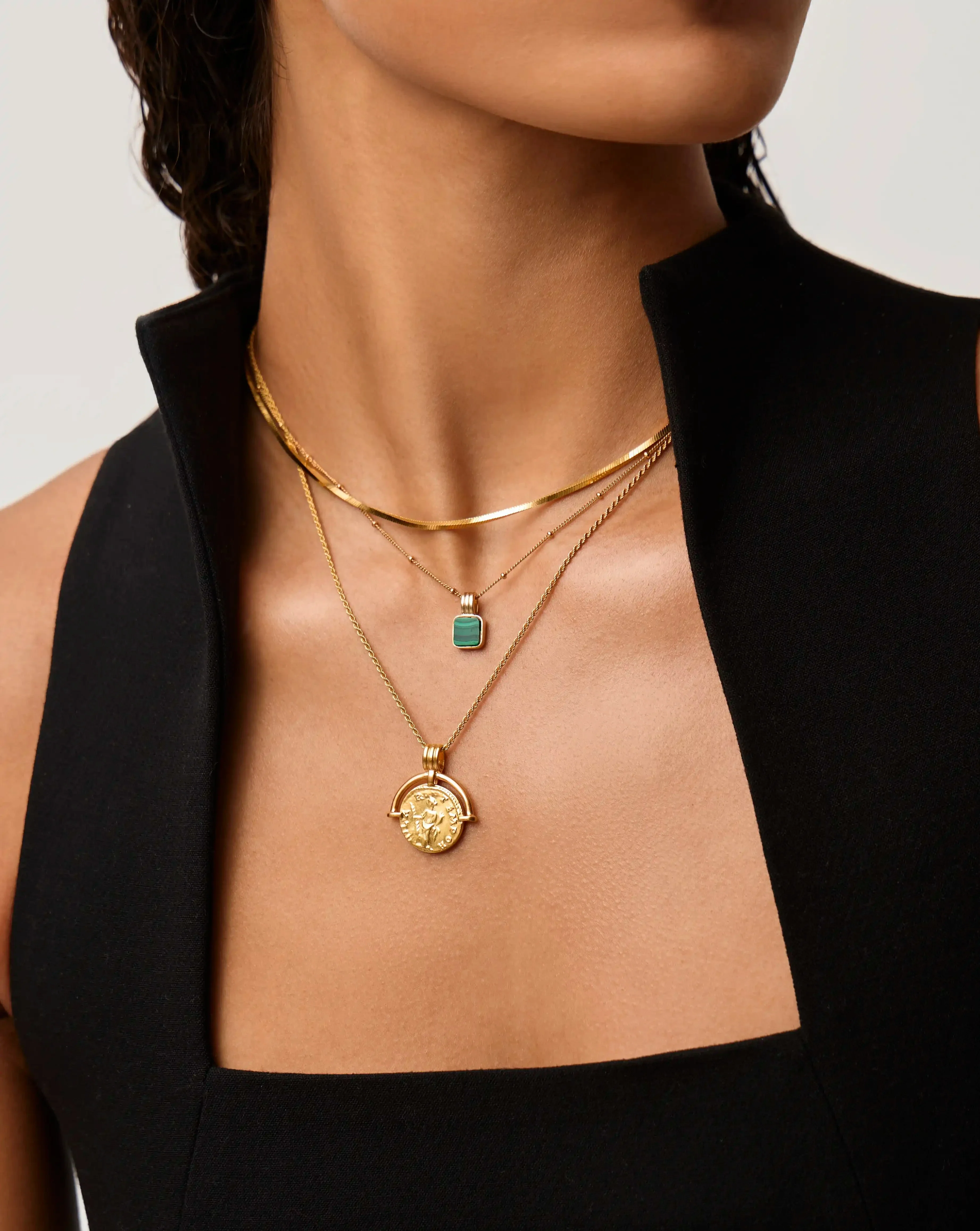 Lucy Williams Ultimate Coin Necklace Set | 18k Gold Plated - Image 2