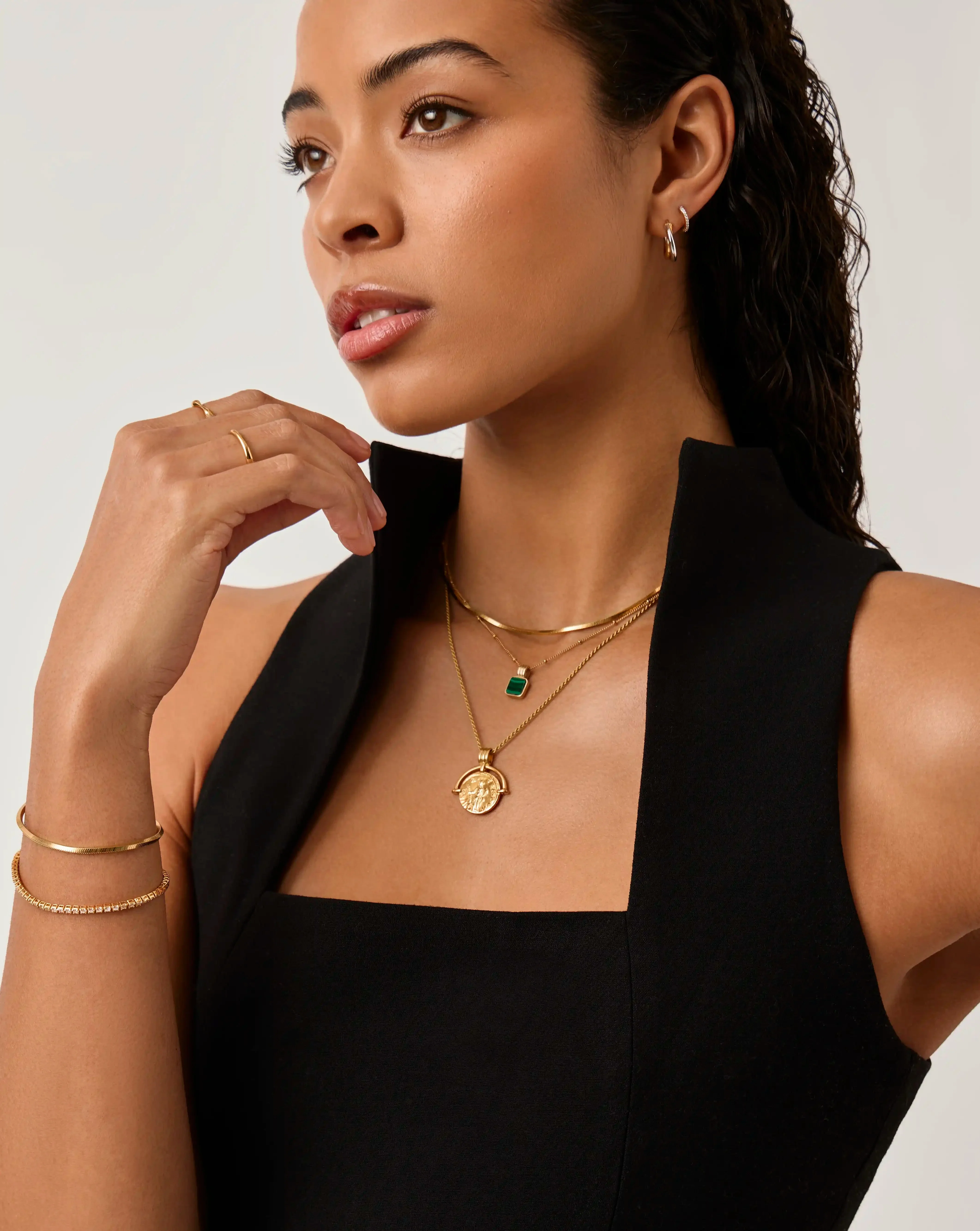 Lucy Williams Ultimate Coin Necklace Set | 18k Gold Plated - Image 6