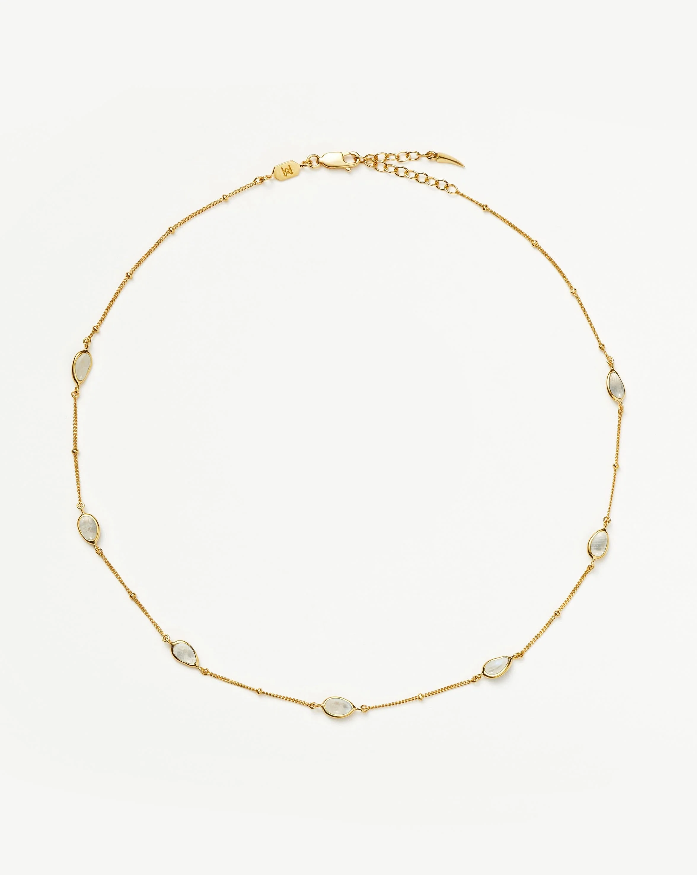 Magma Gemstone Charm Choker | 18k Recycled Gold Vermeil on Recycled Sterling Silver
