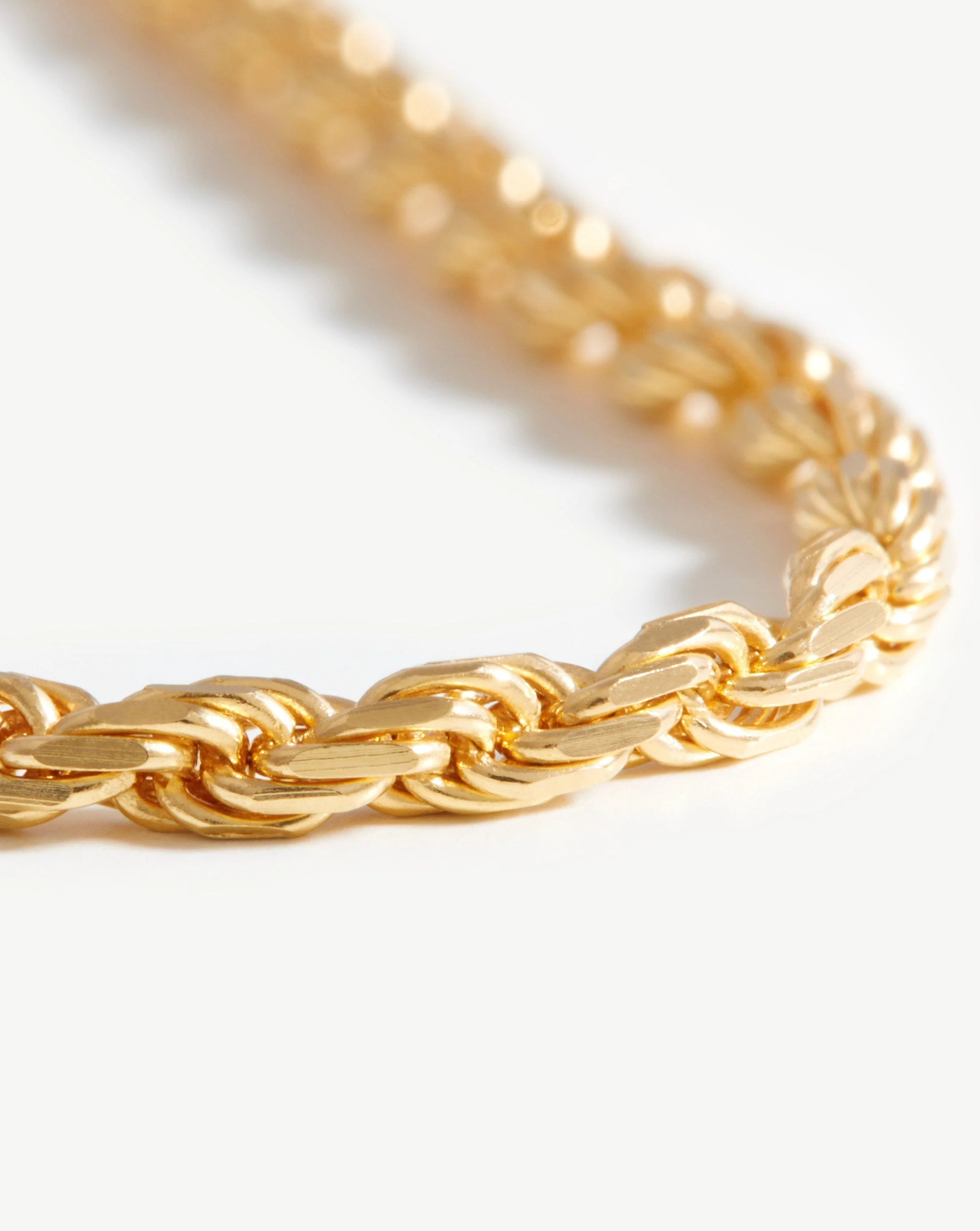 Medium Rope Chain Necklace | 18k Gold Vermeil - Image 4