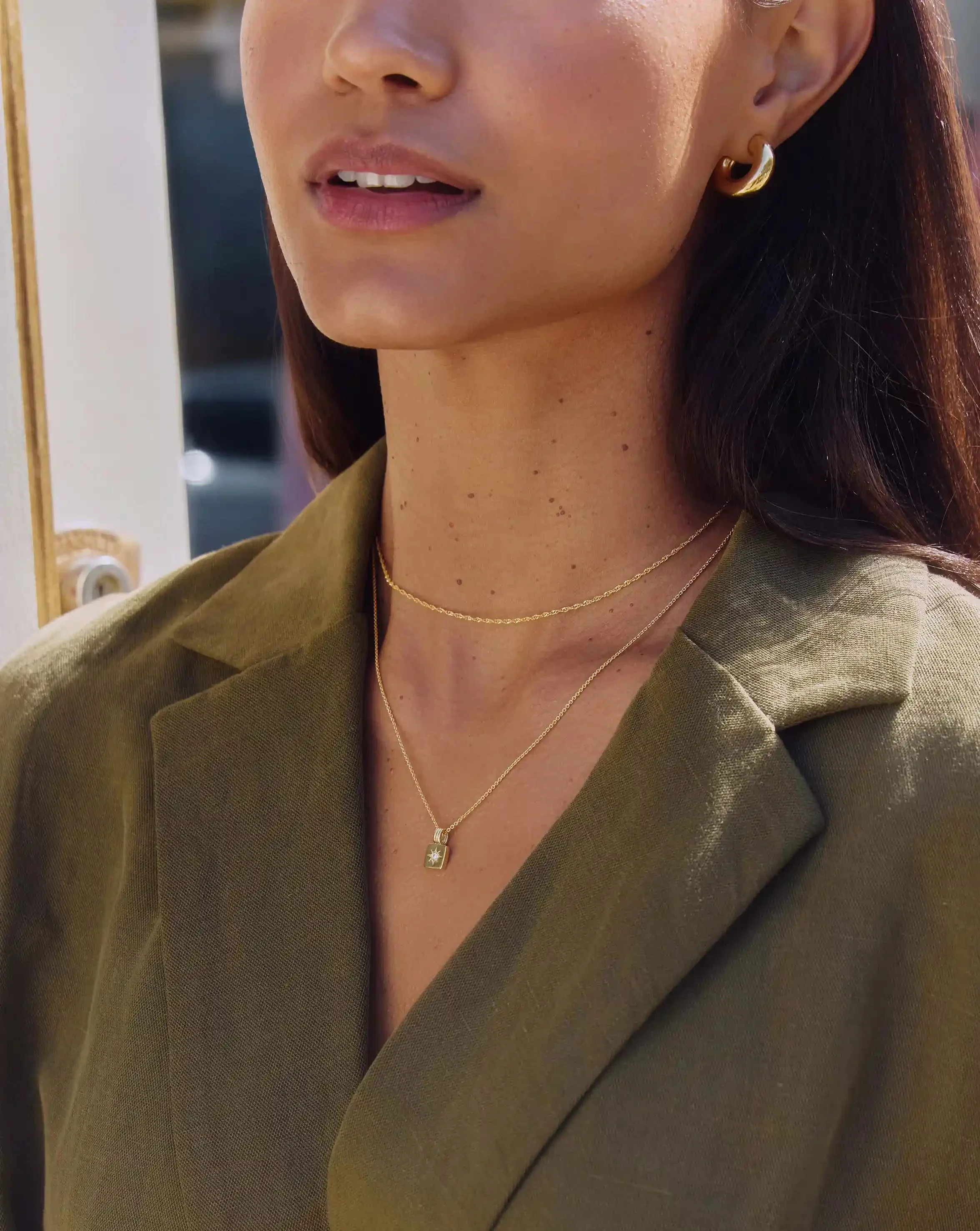 Mini Star Ridge Pendant Necklace | 18k Gold Vermeil - Image 3