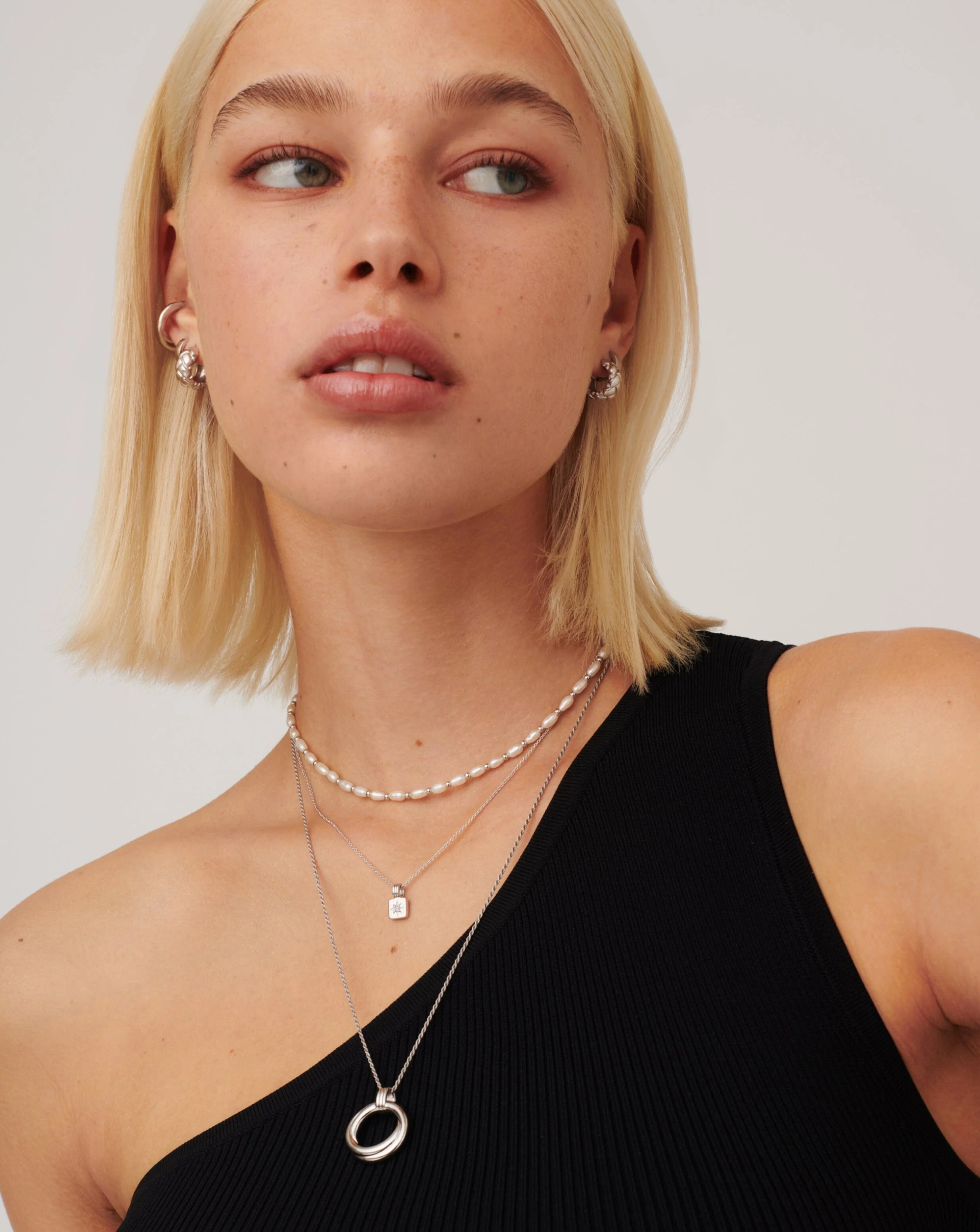 Mini Star Ridge Pendant Necklace | Sterling Silver - Image 3