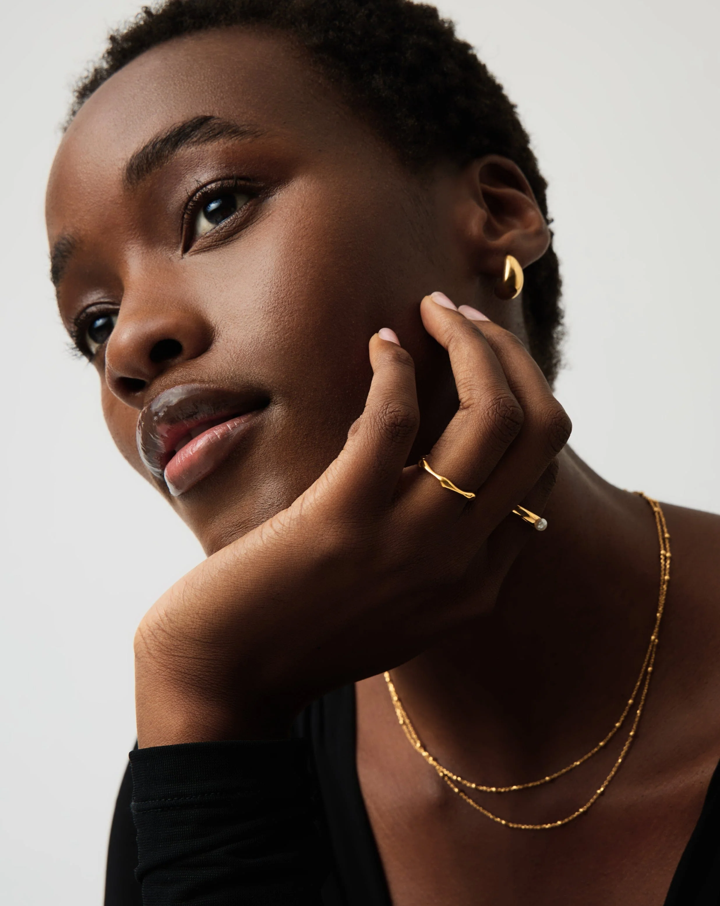 Molten Stacking Ring | 18k Gold Vermeil - Image 3
