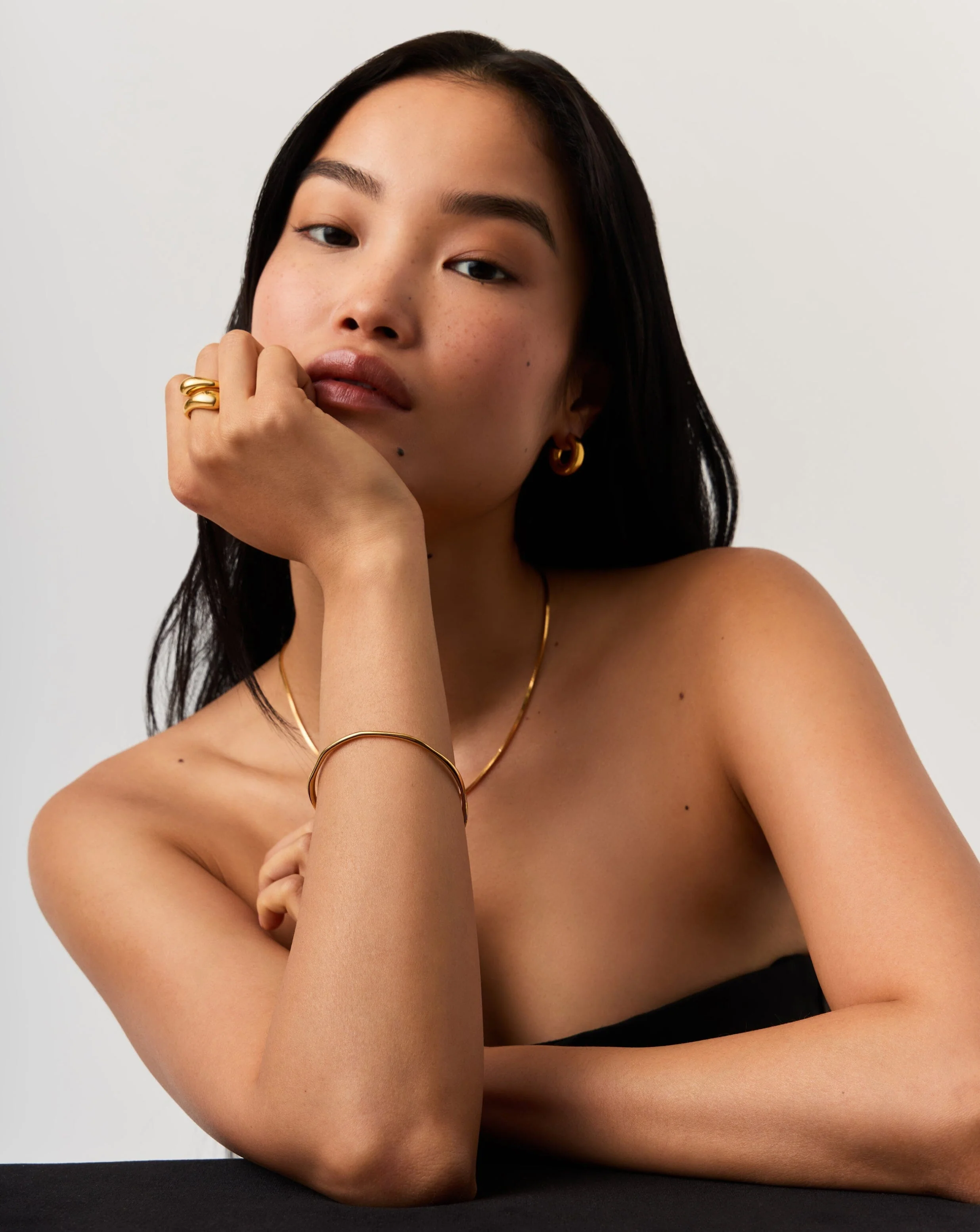 Molten Ripple Bangle | 18k Gold Vermeil - Image 6