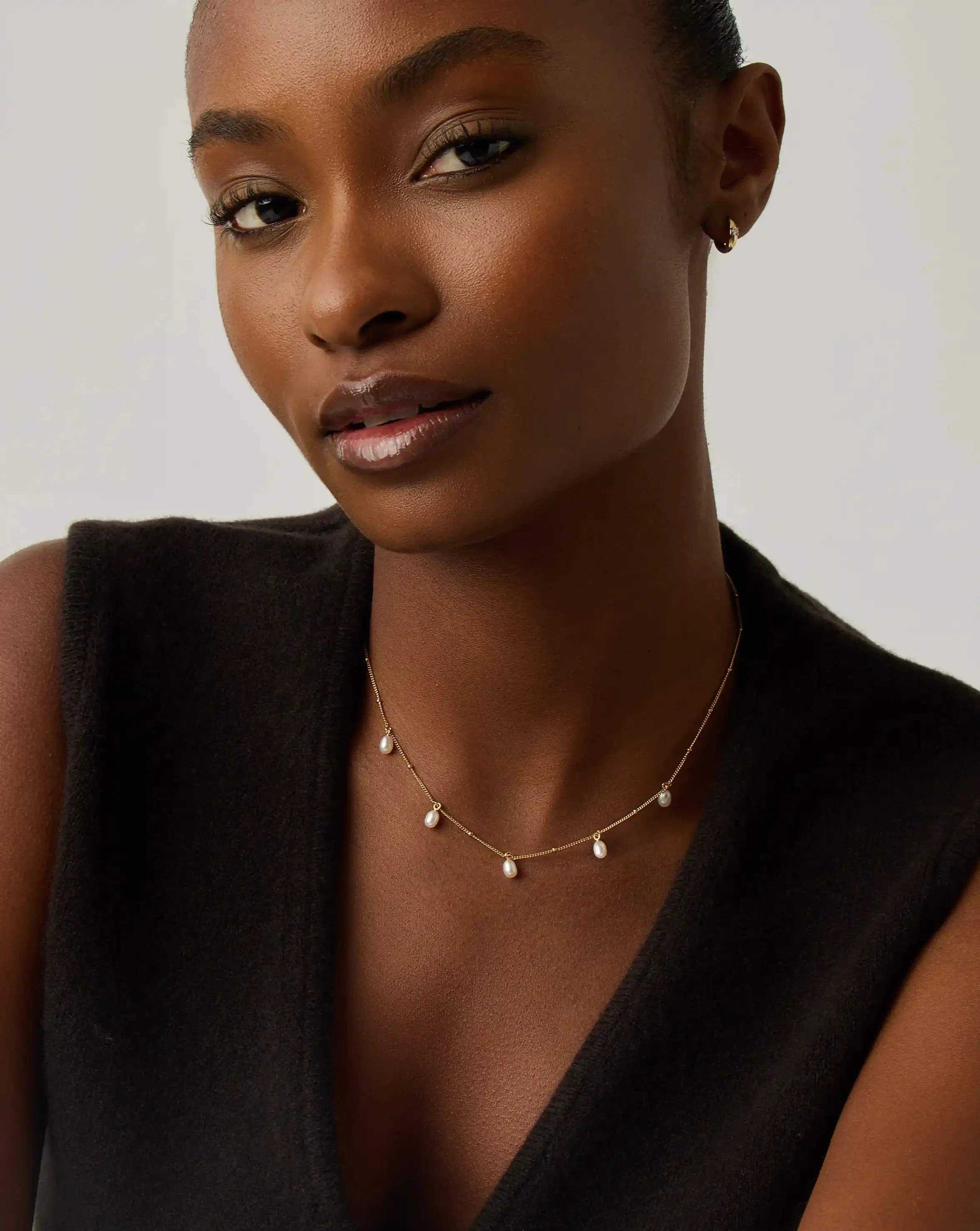 Pearl Baya Baroque Chain Choker | 18k Gold Vermeil/Pearl - Image 6