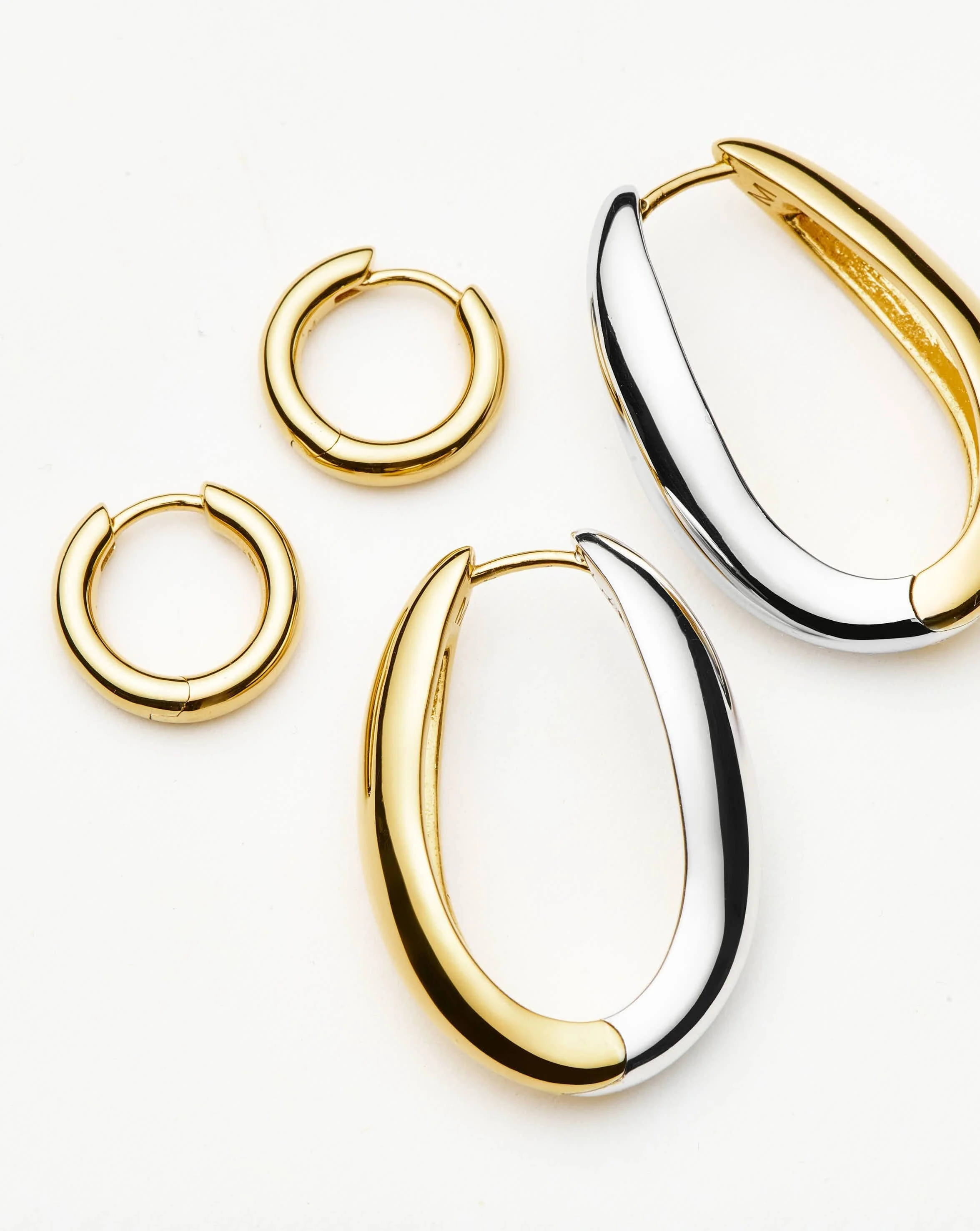 Savi Signature Hoop Set | Gold/Mixed Metal - Image 5