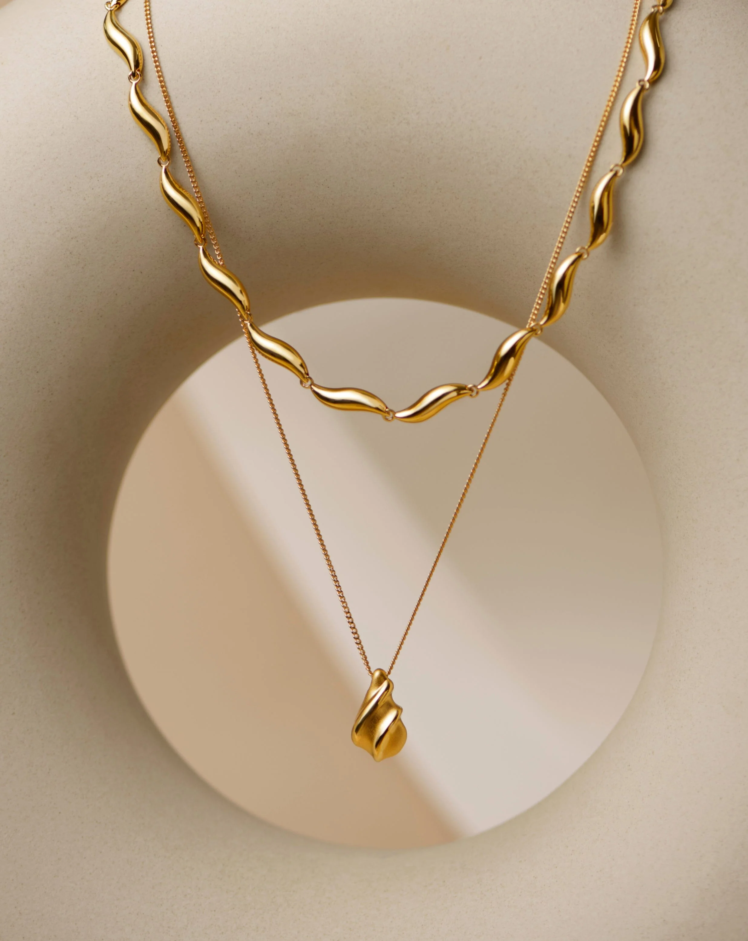 Savi Signature Link Chain Necklace | 18k Gold Plated - Image 4