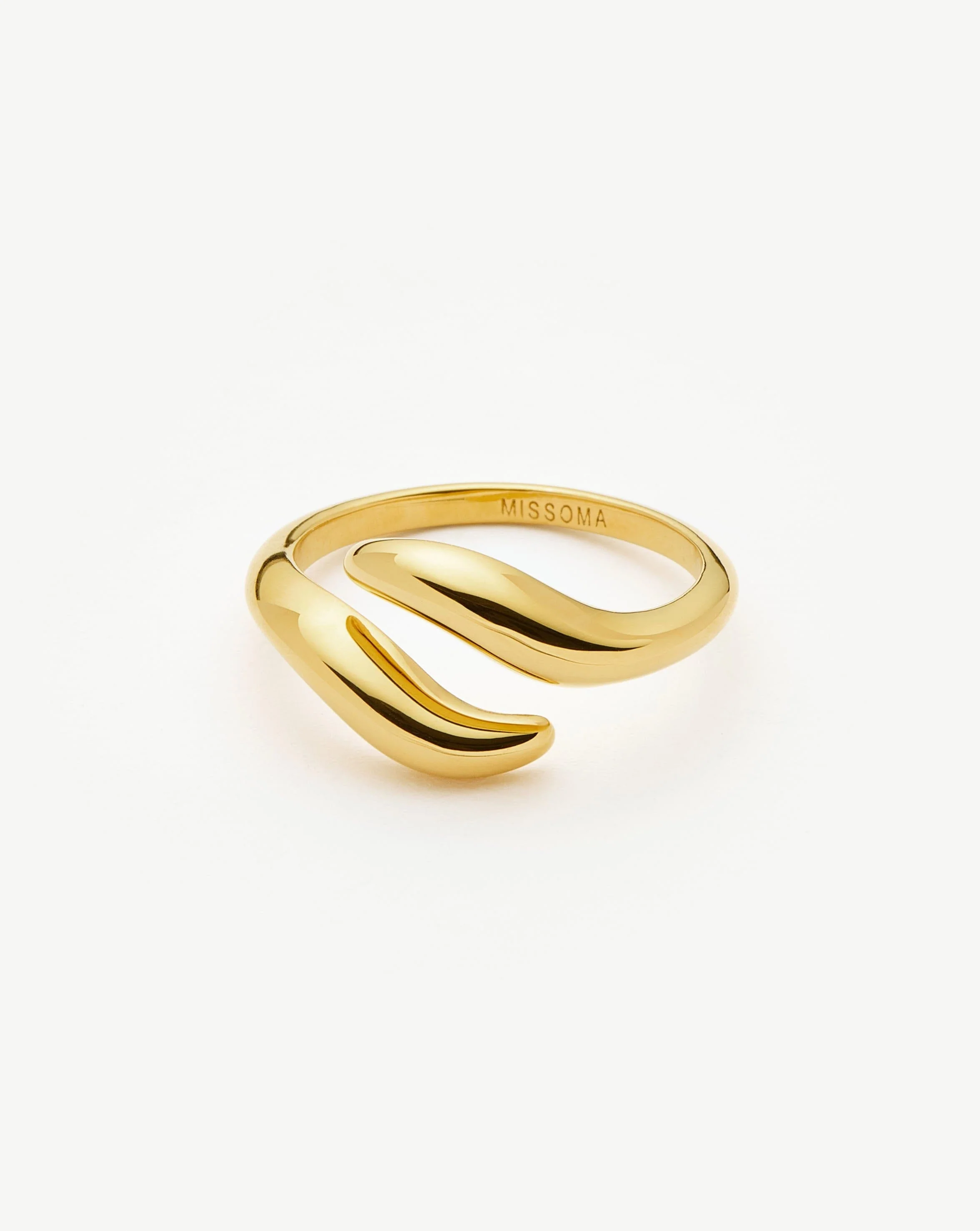 Savi Signature Open Ring | 18k Gold Vermeil - Image 4