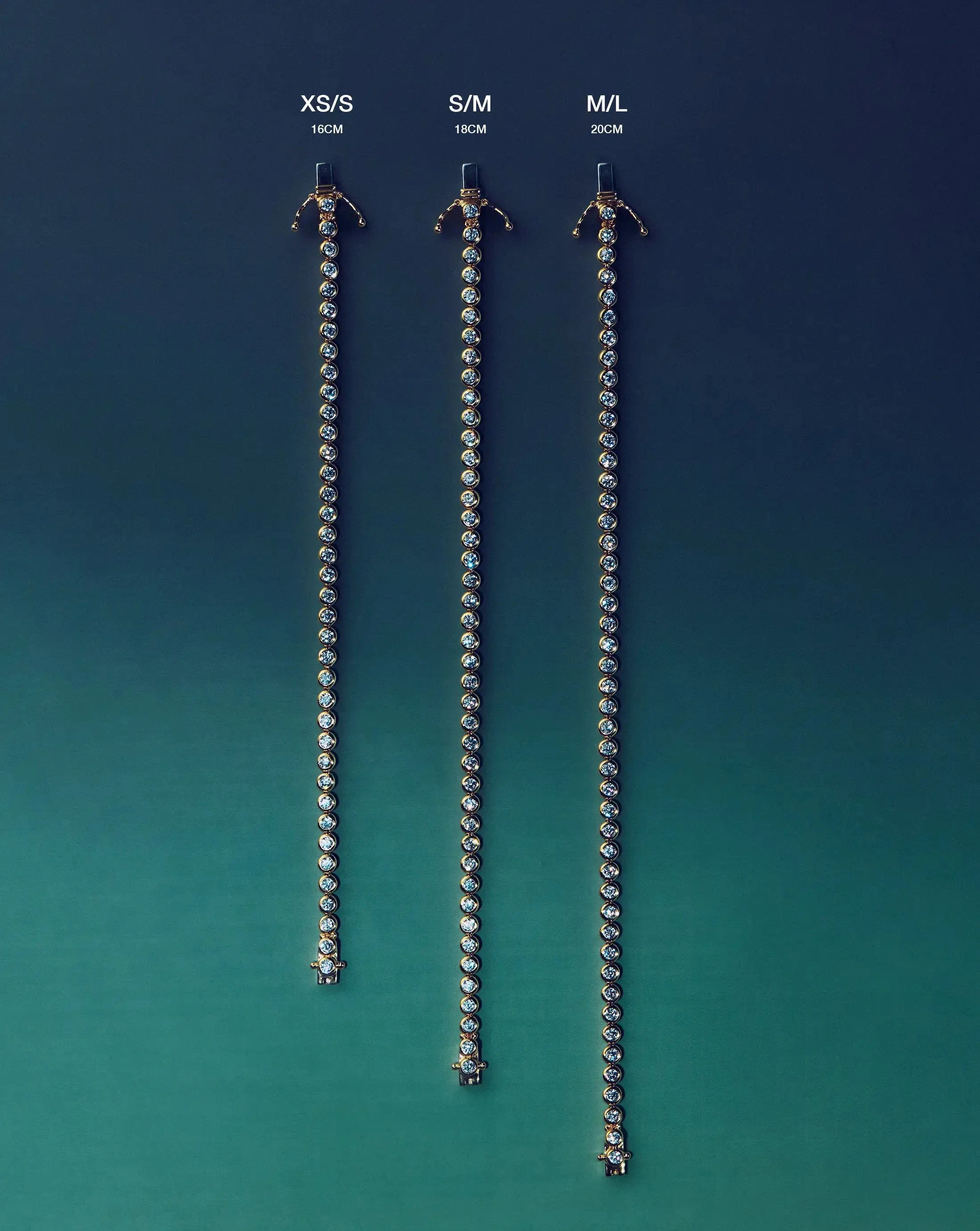 Tennis Round Bracelet | 18k Gold Vermeil Cubic Zirconia - Image 6